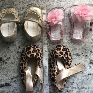 Lot of baby girl shoes